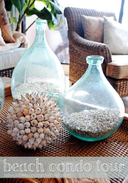 Glass vase deals decor